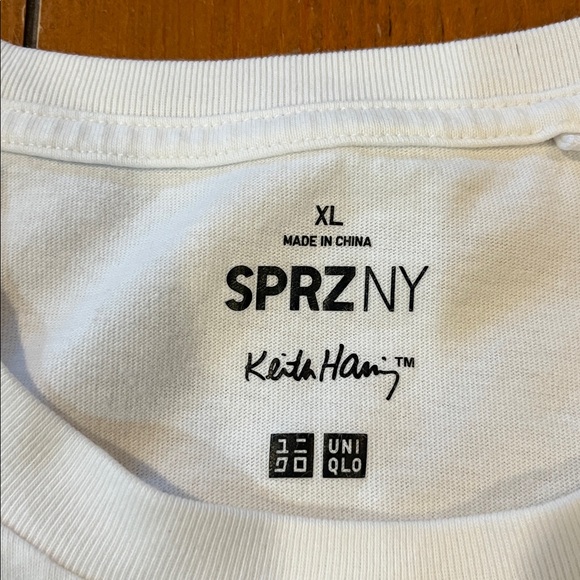 Vintage SPRZNY Keith Haring Statue Of Liberty Graphic SS Tee Men’s Size XL GUC - Picture 5 of 8